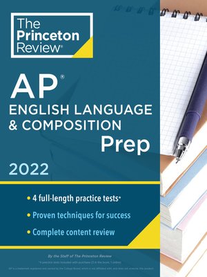 cover image of Princeton Review AP English Language & Composition Prep, 2022
